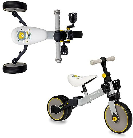 Momi Unisex – Babys Loris Laufrad, Gelb, Klein