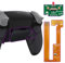 eXtremeRate Rise V3 Remap Kit Programmabile per ps5 Controller BDM-030/040/050,Tasti Aggiuntivi Palette Back Button Cover Grip Gomma Paddles Posteriori per ps5 Joystick-Nero