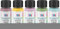 VBS Bastelfarben-Set Pastel poetry, 5 x 50 ml