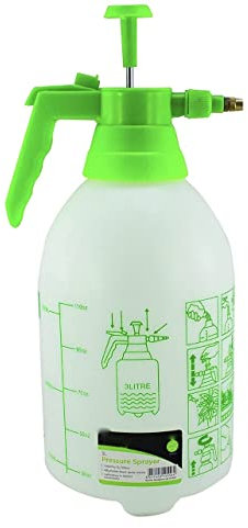ADEPTNA Garden 3L Pressure Spray Bottle – Adjustable Pump Action Water Sprayer – Ideal for Spraying Water Fertilisers Herbicides Pesticides (3 LITRE)