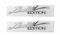 2 pcs Limited Edition 3D Emblem Metall Auto Fenster Aufkleber Autoaufkleber Dekor