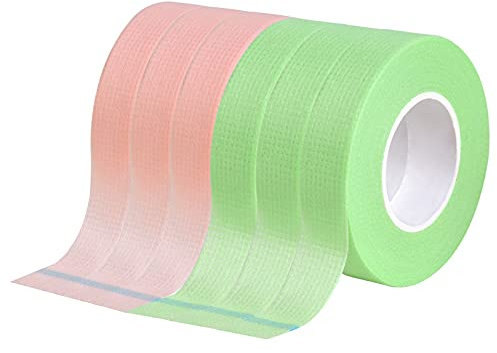 Wimpern Tape 6 Rollen Wimpern Isolations Klebeband Wimpern Klebeband Tape Wimpern Tape Lash Tape Wimpernverlängerung Zubehör für Versorgung Auge Wimpern Werkzeuge