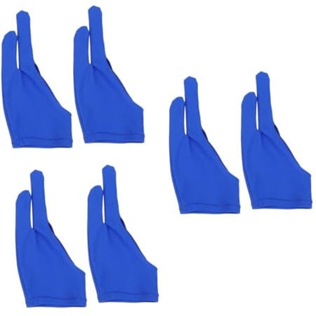 FRCOLOR 6 Pcs Anti-fouling Artist Gloves 2 Finger Gloves Art Glove The Ove Glove Artist Drawing Two Finger Glove Gauntlet Mittens Sketch Gloves Drawing Glove Hand Muffs Arc Digital Tablet
