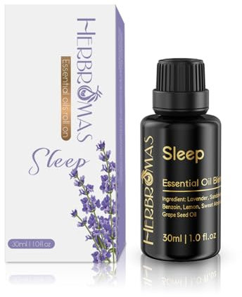 Schlaf ätherische Ölmischung für Diffusoren, gebrauchsfertige gedämpfte Traum ätherische Öle auf Haut, Aromatherapie und Entspannung ätherische Öle für die Schlafenszeit