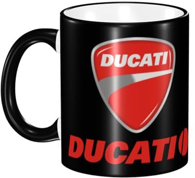 KVHSVEGO Compatible With Ducati Tazza da caffè Tazza da tè in ceramica con manico per tazze novità Home Office