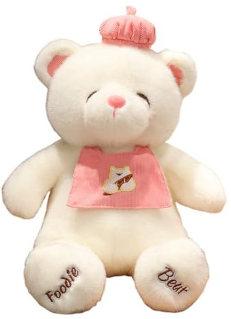 Asudaro Teddybären Rose Stofftier Tier Puppe süßes weiches Backbär Plüschtiere, Begleitspielzeug Geschenke für Mama, Kinder Mädchen, Geburtstag, Valentinstag weiß 65cm