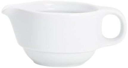 KAHLA 633205A90063C All Stars Sauciere 0,14 l | weißes Soßenkännchen aus Porzellan