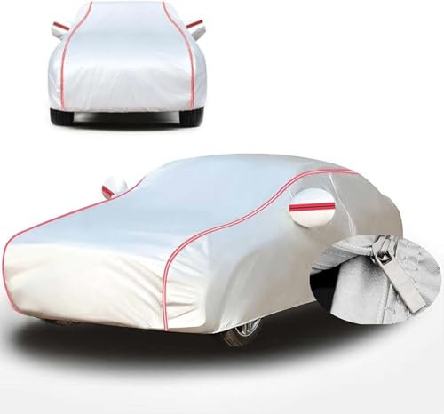 Bâche Voiture Extérieur Anti Grêle pour Peugeot 307 CC Cabriolet Housse de Voiture extérieure Quatre Saisons imperméable,Anti-poussière, Anti-UV et Coupe-Vent,r