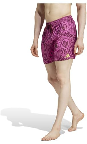 Adidas Adidas x Farm Herren-Badehose, 3 Streifen, 12,7 cm, LUCFUC/Shared/PULLIM, M