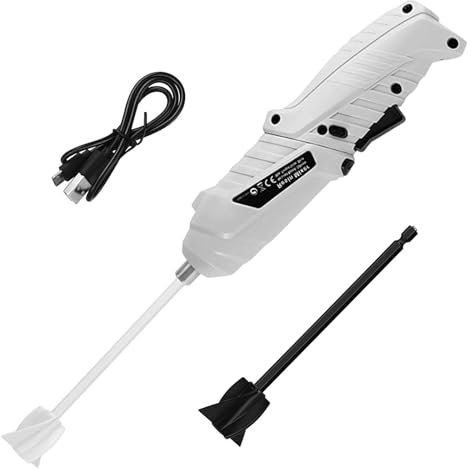 Mélangeur de résine époxy-mélangeur de résine électrique portable rechargeable pour époxy, agitateur de résine pour moules en silicone, bricolage de moules en résine, fournitures de mélange