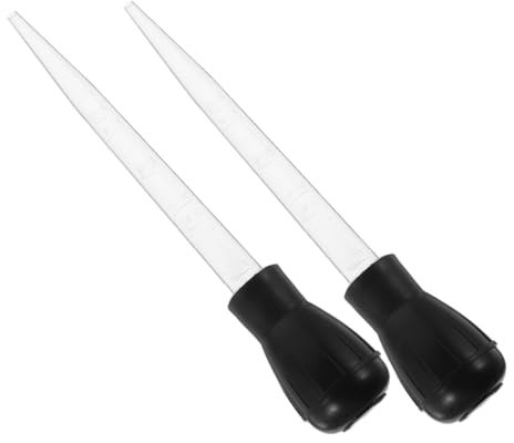KOCKSHION 2stücke Grill Baster Hochwertiger Fleischinjektor Und Ölspritze Für Grillen Und Braten Präzise Dosierung Und Vielseitig Einsetzbar Für BBQ Und Küche