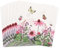 【40 Stück】Papierservietten 33x33cm mit Frühlingsblumen & Schmetterlingen - Bunte Blumenmuster Servietten aus Natürlichem Holzbrei, Umweltfreundliche Pflanzenfarbe für Tischdeko/Kindergeburtstag