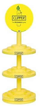 Espositore CLIPPER Originale Expo con Piano Girevole per Accendini Large 3 Piani 144 Posti