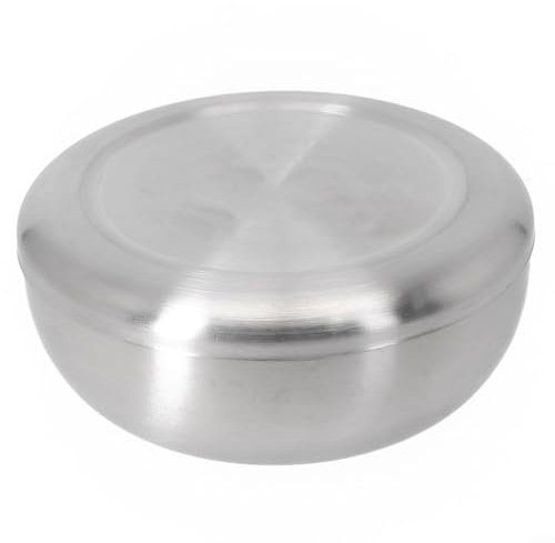 LifenaviStore 304 Stainless Steel Rice Bowl with Lid, Single Layer Steamed Bowl for Kitchen Tableware and Outdoor Use (10.5cm)