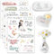 4 Blatt Rub On Sticker Hochzeit Transferaufkleber Rub Ons Alles Liebe zur Hochzeit Deko Geschenk Aufkleber Selbstklebend Bunt Rub On Folie für Glas Holz Keramik DIY Hochzeitsdeko Geschenkideen