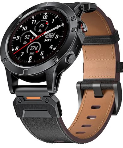 26 mm cinghie di orologi in pelle per Garmin Fenix ​​7x 7 6x 6 Pro 5x 5 Epix Gen 2 Smart Watch Bracciale