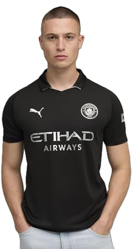 PUMA Manchester City FC Herren Auswärtstrikot 25/26, Schwarz (Black), XXL