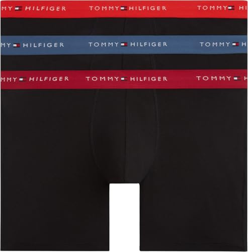 Tommy Hilfiger Herren 3p Boxer Brief Wb Um0um03874 Boxershorts (3er Pack)