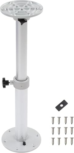 Gresonic Wohnmobil-Tischbeine, Höhenverstellbare, 445-690mm,Aluminiumlegierung,Aluminium-Legierung Tischbeine für RV, Camper, Wohnmobil – Abnehmbares Tischbein