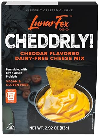 Lunar Fox Veganer Käse - Käseersatz Vegan - Glutenfrei Milchfrei Cremig - Cheddrly!
