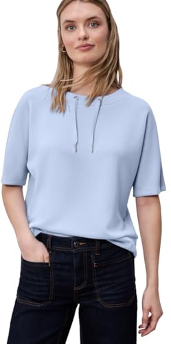 Dropped Shoulder Shirt im Silk-Look