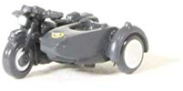 Oxford Diecast 1:148 Motorbike and Sidecar RAF Blue Collectable model NBSA008