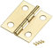 sourcing map 10Stücke Schmuck Fall Holzkiste Scharniere Armaturen Golden 0,7klein