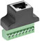 FTVOGUE Ethernet RJ45 Buchse Schraubklemme 8-poliger CCTV Digital DVR-Adapter-Anschluss Net Network Plug Kabel Extender-Adapter