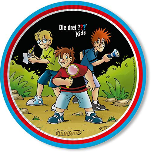 DH-Konzept Teller DREI ??? Kids // 8 Detektiv-Teller DREI Fragezeichen Kid