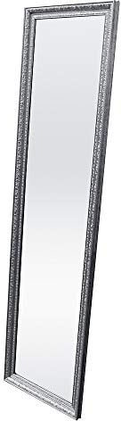 LEBENSwohnART Spiegel Jenny Silber ca.170x50cm Wandspiegel Badspiegel Schminkspiegel Barock