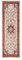 Carpeto Rugs Traditioneller Orientalischer Läufer Flur - Teppichläufer mit Blumen - Kurzflor - Weich Flurläufer für Wohnzimmer, Schlafzimmer - Teppiche - Ja - Rot