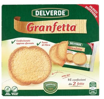 Buitoni Granfetta Classica 16 Monoporzioni Da 2 Fette Biscottate, 240g