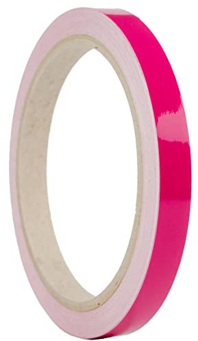 Seitenstreifenaufkleber Pink Glanz Auto Styling Zierstreifen Cartattoo Einzelstück Matrix Optic Performance Pinstripes Tape Line Vinyl Decal Stripes Lady Style (13 mm)