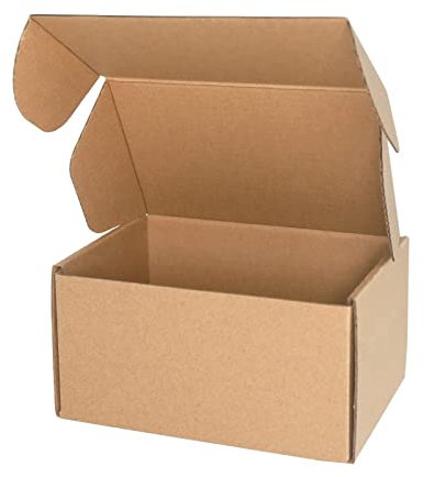 PACK4YA 160×100×80mm kleine Pakete für Versand versandbox Verpackungskartons faltkarton Versandkartons für die Verpackung päckchen kartonschachteln GLS DHL UPS Geschäft oder Geschenk (10 Stück)