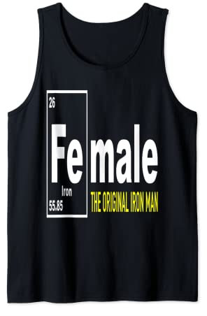 Womens Fe for Iron Shirt, Original Iron Man T-Shirt Tank Top