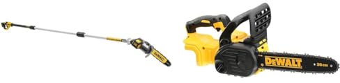 Dewalt 18V Akku-Hochentaster DCMPS567N & 18V XR Akku-Kettensäge DCM565N