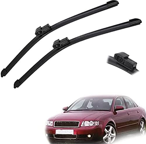 Limpiaparabrisas para Ventana Delantera de Coche, Juego de escobillas para Audi A4 B6 8E 8H 2000 2001 2002 2003, escobillas limpiaparabrisas de 22 + 22