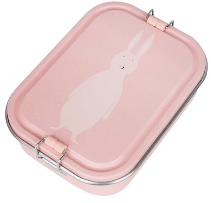 TRIXIE - Lunchbox für Kinder aus Edelstahl – großes Modell – Mrs. Rabbit (Hase)