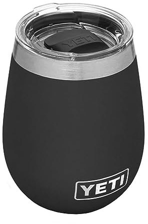 YETI Rambler Weinbecher, Black, 10 oz (296 ml)