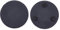 SUPERFINDINGS 2 pièces Rond Ardoise Dalles Tasse Tapis en Vrac Ardoise Pierre Tasse Caboteur Pierre Noire Boissons sous Verres pour Boissons Tasses Bar Cuisine Décoration de Maison