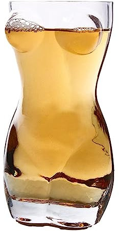 Chope à bière, Chope à bière Sexy en Verre à bière, Verre à Bière en Forme de Corps, verre à bière de blé personnalisé lunettes à liqueur créatives, Sexy Corps Verres à Vin Tasse à Boire Fête aison