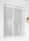 Linder Coppia di vetri CORDELETTE Ecru in 70 x 160 cm, Ecru