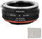 PHOLSY Adaptador de Objetivos Sony A a EF-M Enfoque Manual con Apertura Anillo de Control para Lente de Montura Sony A/Minolta AF y Cuerpo de Cámara Canon EF-M (EOS M) Montura, Sony A-EOS M