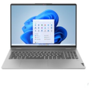 Lenovo Ideapad Flex 5 16IAU7 16 Notebook Computer, Intel i5-1335U, 16GB RAM, 1TB M2 SSD, WUXGA, Touchscreen, Windows 11 Home, Tastatur QWERTZ