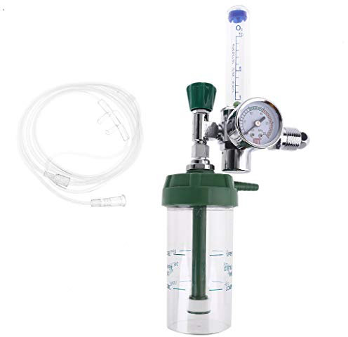 Hochwertiger Druckminderer, Inhalator, O2-Druckminderer, Durchflussmesser, einfache Installation, kompakter Tüllrock für Tisch