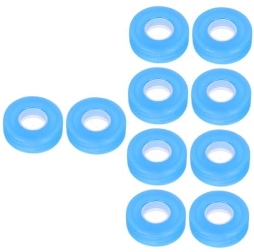 jojofuny 10pcs Replacement Water Bucket Caps Sealing Lids for Jugs Splash Water Bottle Covers