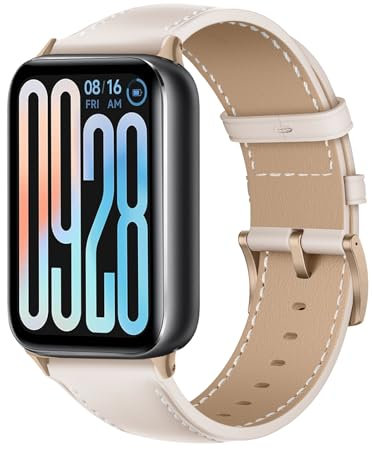 KoGiio Pelle Cinturino Compatibile con Xiaomi Smart Band 9 Pro/Xiaomi Redmi Watch 5/Redmi Watch 4/Xiaomi Mi Band 9 Pro/Smart Band 8 Pro/Mi Band 8 Pro, Cinturino di Ricambio a Sgancio Rapido
