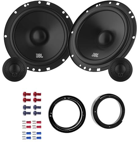 JBL Stage161CFS Lautsprecher mit Einbauset passend für VW Volkswagen Fox ab 2005 Türen vorne/hinten 450 Watt 165mm 2 Wege Kompo