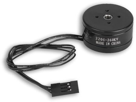 Bürstenloser Motor Hohlwelle, 260 kV bürstenloser Motor für den Außenbereich, Kamera-Gimbal-Rc-Drohnen, Zubehör für 808-Kamera-Gimbal-Rc-Drohnen ((2204))