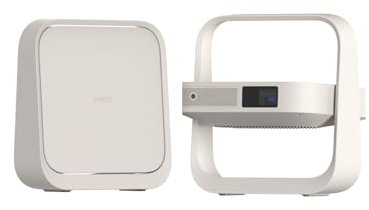 XGIMI Elfin Flip, 1080P Tragbarer Beamer, DLP Projektor, Lizenziertes Netflix, Integrierter Verstellbarer Ständer, 400 ISO Lumen, Bildschirm Anpassung, 2 x 3W Integrierte Lautsprecher